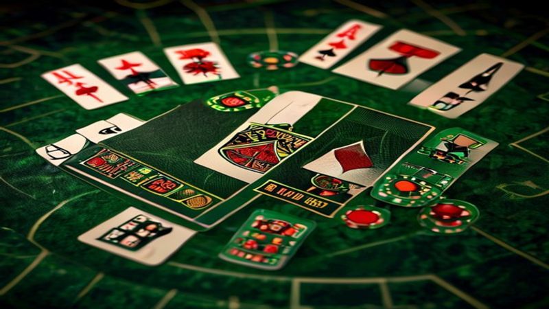 Bàn Blackjack trực tiếp và bảng chiến thuật cơ bản tại RR8801